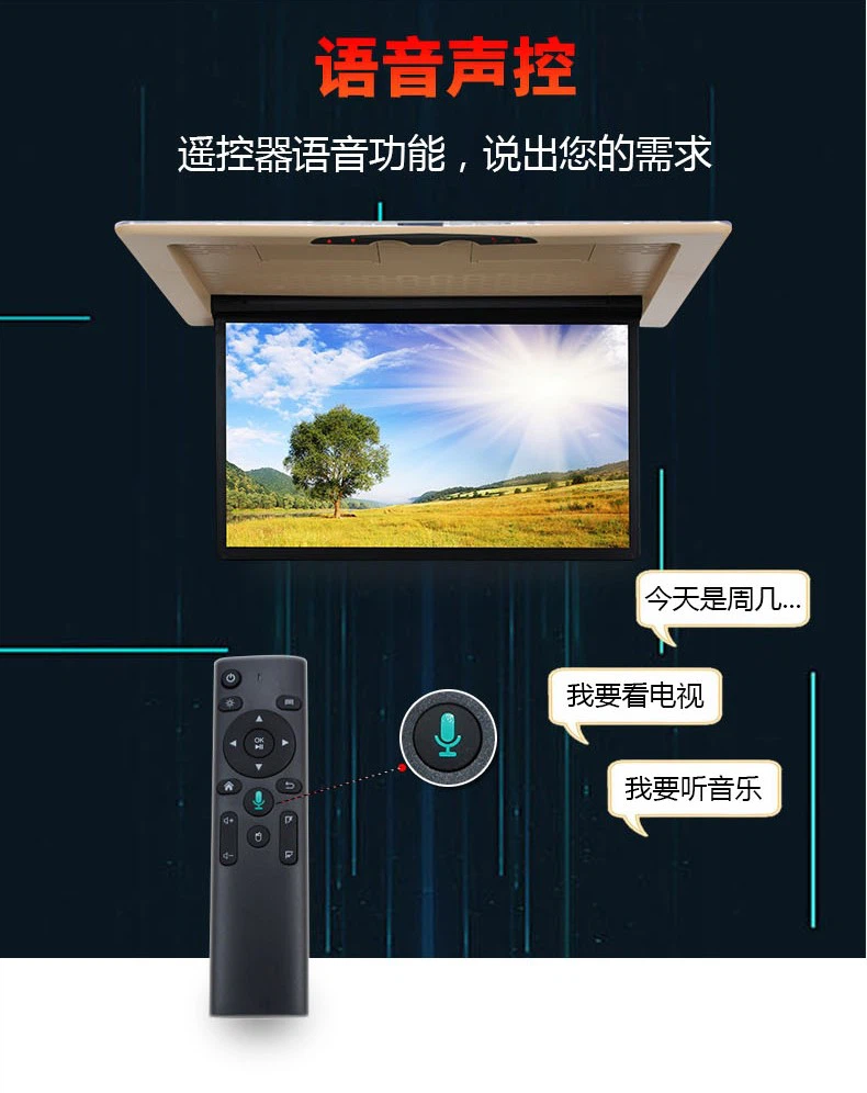 Car flip down monitor with voice control for Vito Car flip down monitor with voice control for Vito